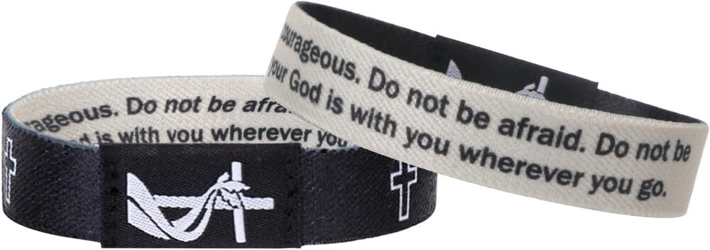 Bible verse bracelet with NFC scan, engraved John 3:16